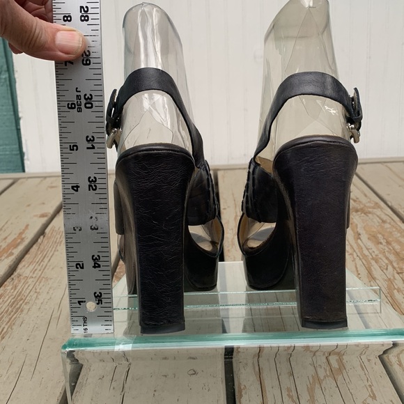 Michael Kors Platform block Heels gray 6.5 - Picture 6 of 16